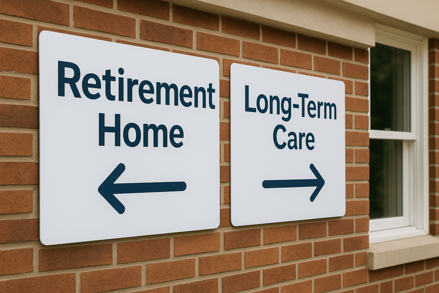 retirement homes vs long-term care